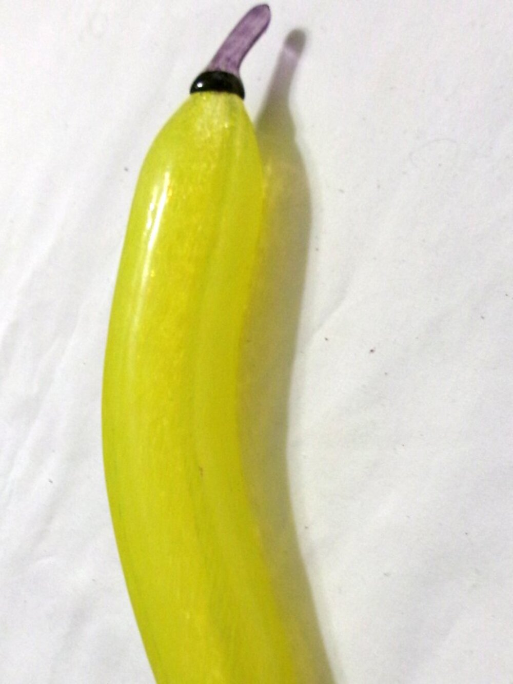 KOSTA BODA Gunnel Sahlin Frutteria Series Hollow Blown Glass Banana